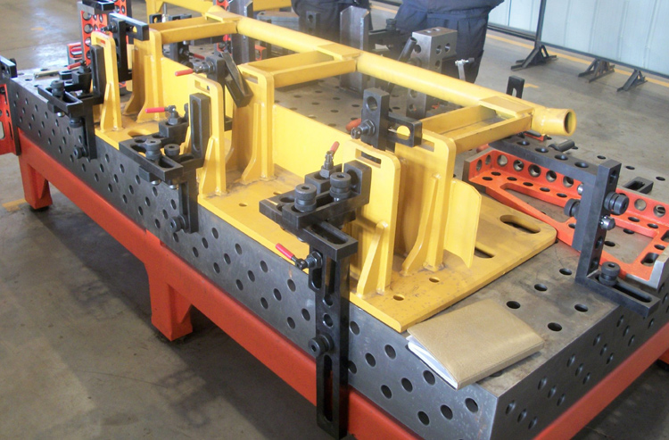 三维柔性组合焊接工装夹具